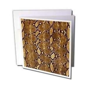   Python Snake Print   Greeting Cards 6 Greeting Cards with envelopes