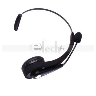 Wireless Bluetooth Headset for Sony PlayStation 3 PS3 Black Free 