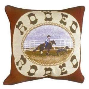   Rodeo Cowboy Decorative Accent Throw Pillow 17 x 17