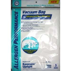 Kenmore 50688 / 50690 HEPA Bag Generic 3 Pack for  