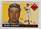 1955 Topps 210 Duke Snider Dodgers HOF VG condition  