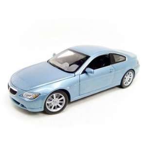    Bmw 645ci Coupe 6 Series Blue 118 Diecast Model Toys & Games