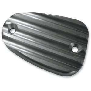 Joker Machine Front Master Cylinder Cover   Finned   Clear Anodized 09 
