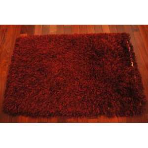  Roese Hand Knotted Wool/Silk Shaggy Rug 