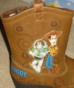 New Disney TOY STORY 3 Cowboy Boy WOODY Buzz BOOTS  