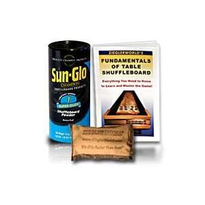 Pack SunGlo Table Shuffleboard Speed #1 Super Glide Shuffleboard Table 