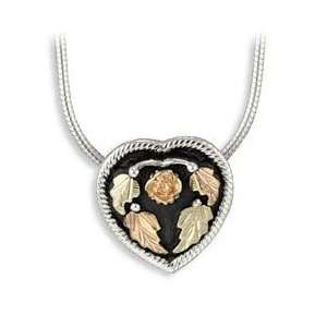  Black Hills Gold Necklace   Heart   Slider Jewelry