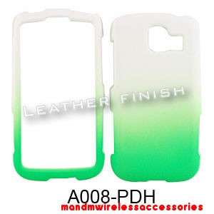 Two Tone Green White Phone Case LG Optimus S U V LS670  