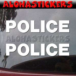 POLICE Cop Vinyl Decal Car Truck Window Sticker M59  