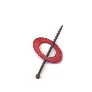    JUL Colors Shawl Pins Crimson/Rosewood Stick Arts, Crafts & Sewing