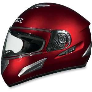  AFX FX 100 Sun Shield Helmet, Wine Red, Size Md, Helmet 