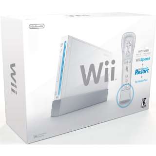   NEW White Nintendo Wii Console with Wii Sports and Wii Sports Resort
