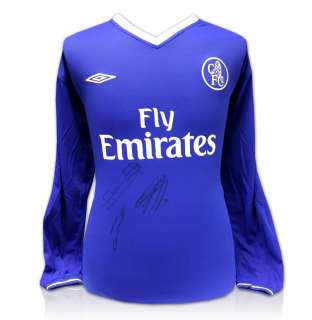 2004/2005 Chelsea shirt signed by Lampard, Drogba & Terry  