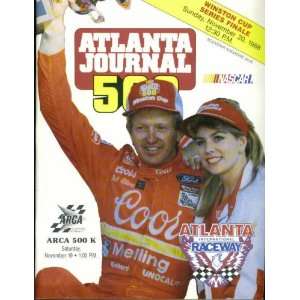  Atlanta Journal 500 & Arca 500 K Raceday Program (Winston Cup Series 